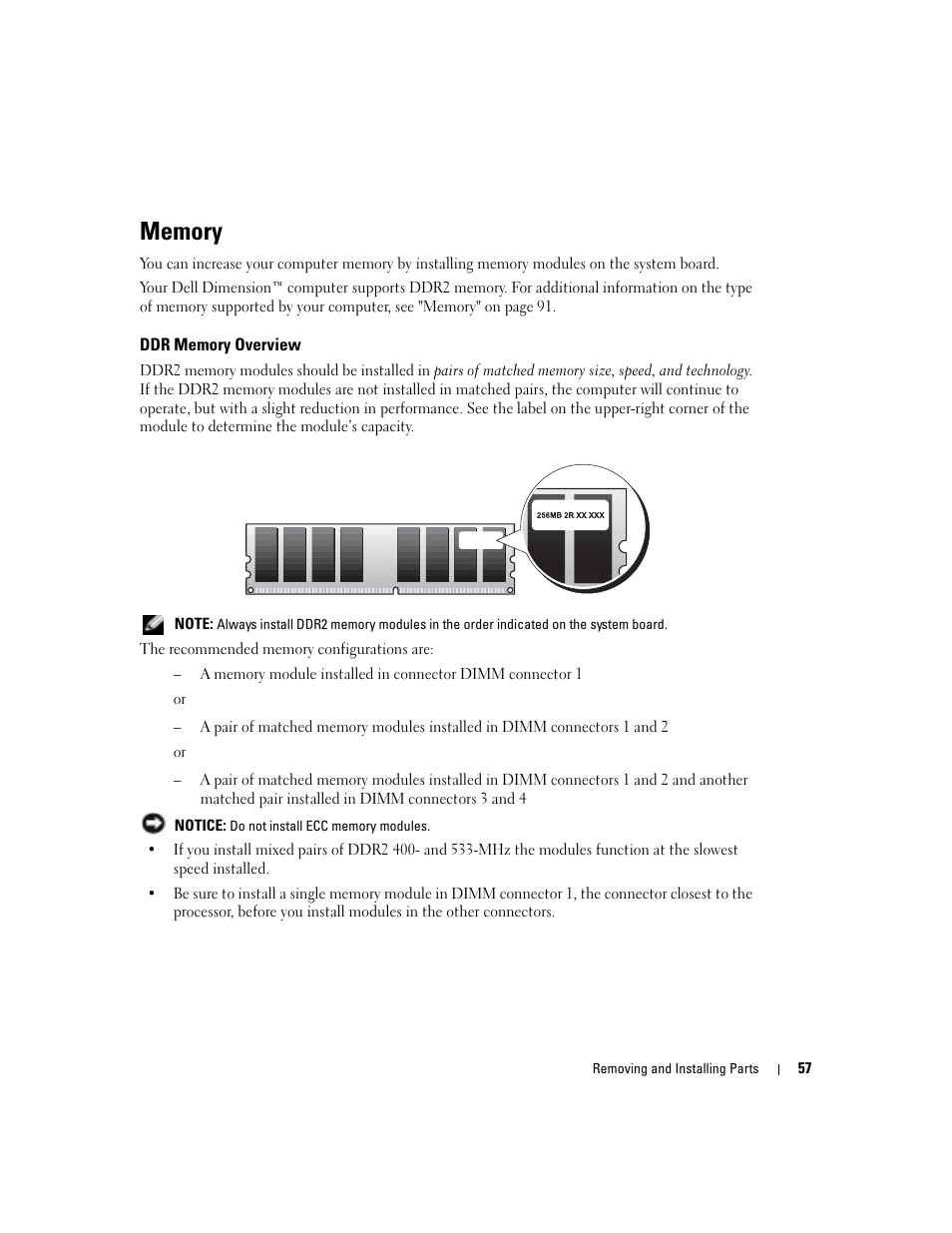 Dell Dimension 4700 User Manual | Page 57 / 126