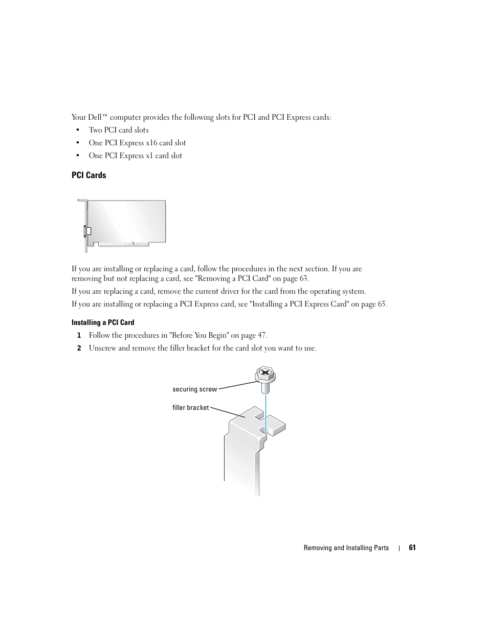 Dell Dimension 4700 User Manual | Page 61 / 126