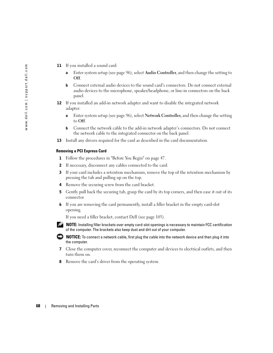 Dell Dimension 4700 User Manual | Page 68 / 126