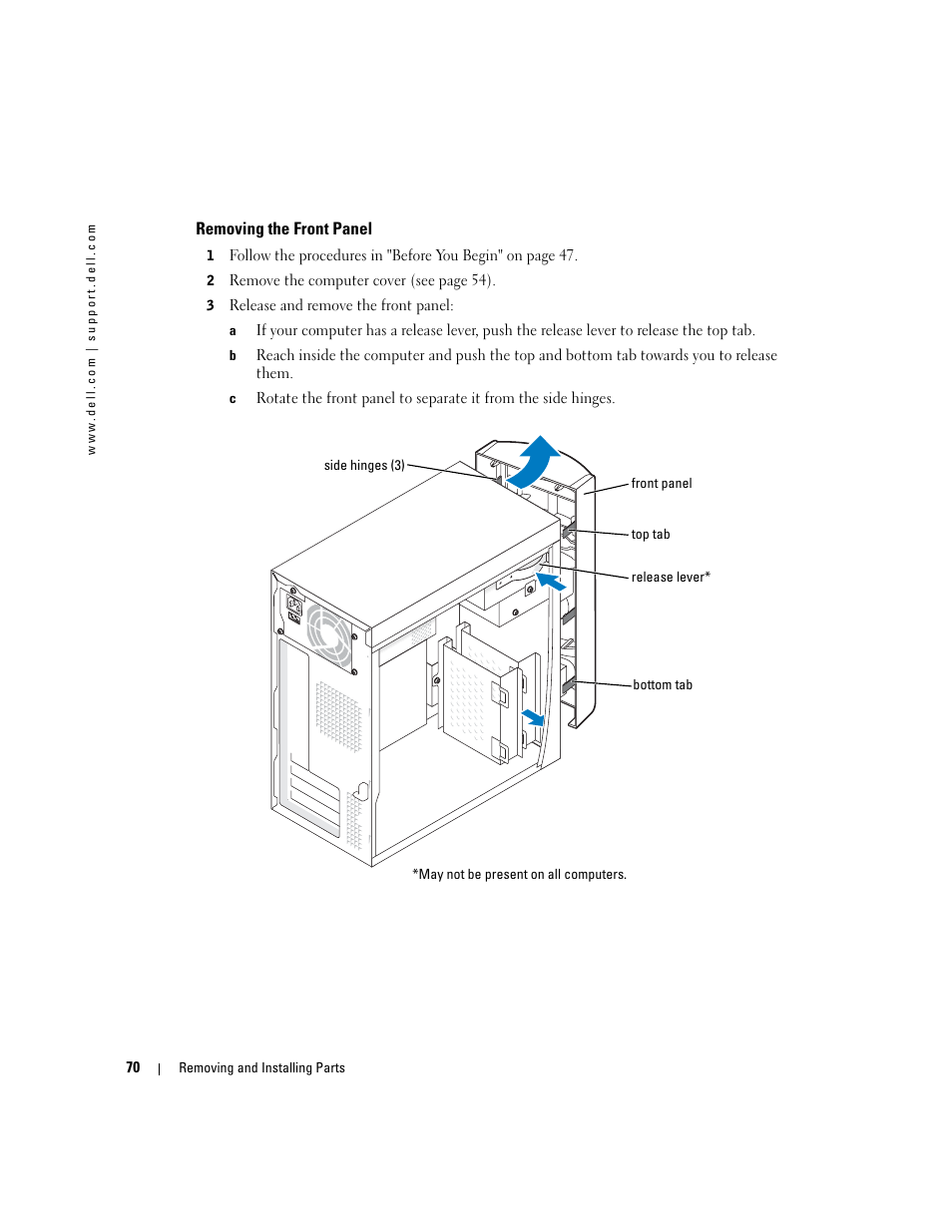 Dell Dimension 4700 User Manual | Page 70 / 126