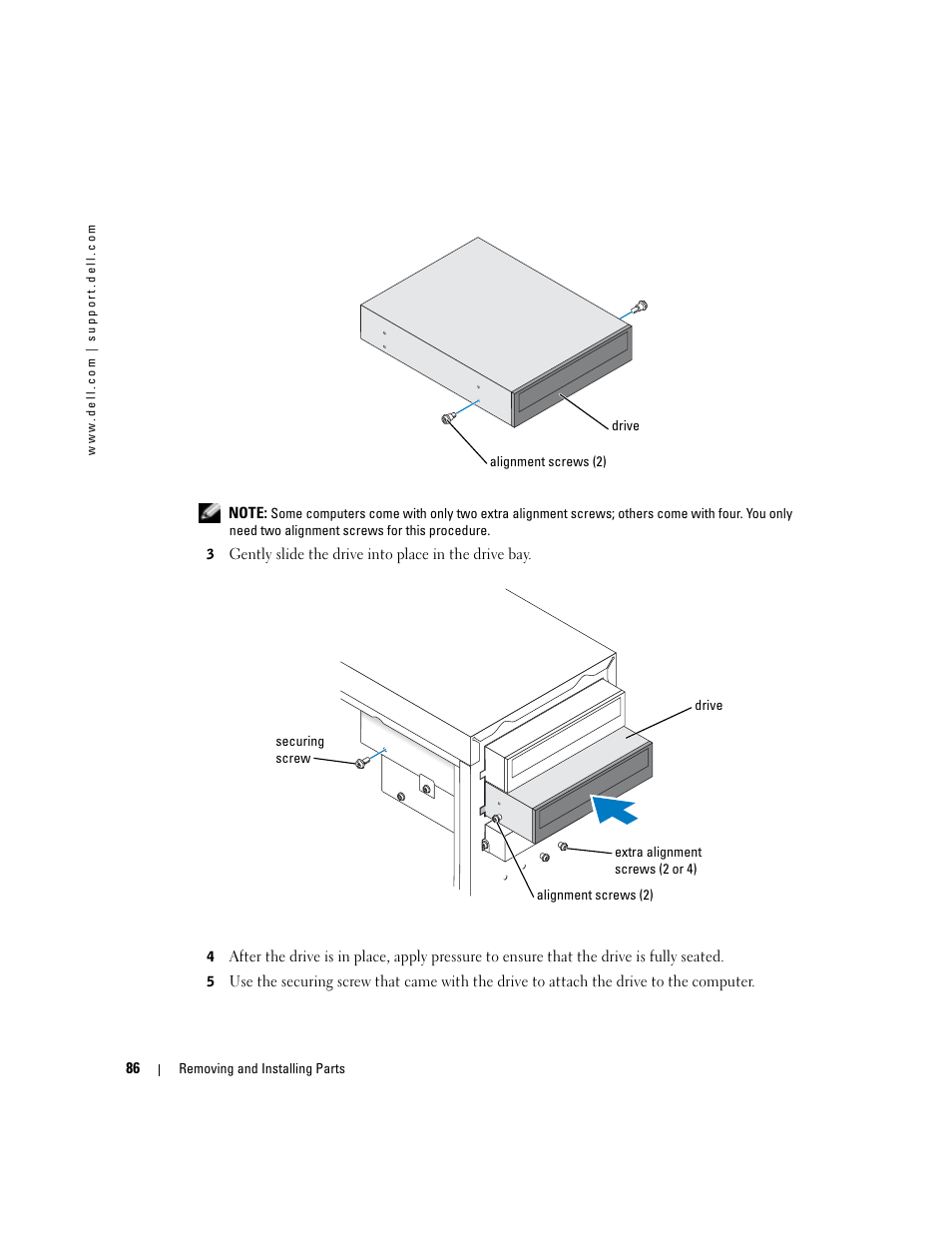 Dell Dimension 4700 User Manual | Page 86 / 126