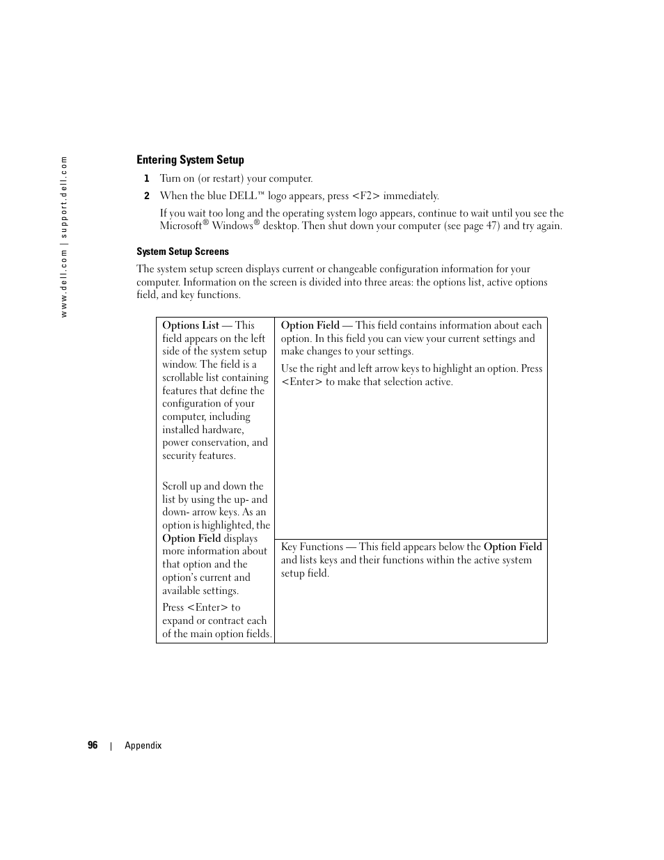 Dell Dimension 4700 User Manual | Page 96 / 126