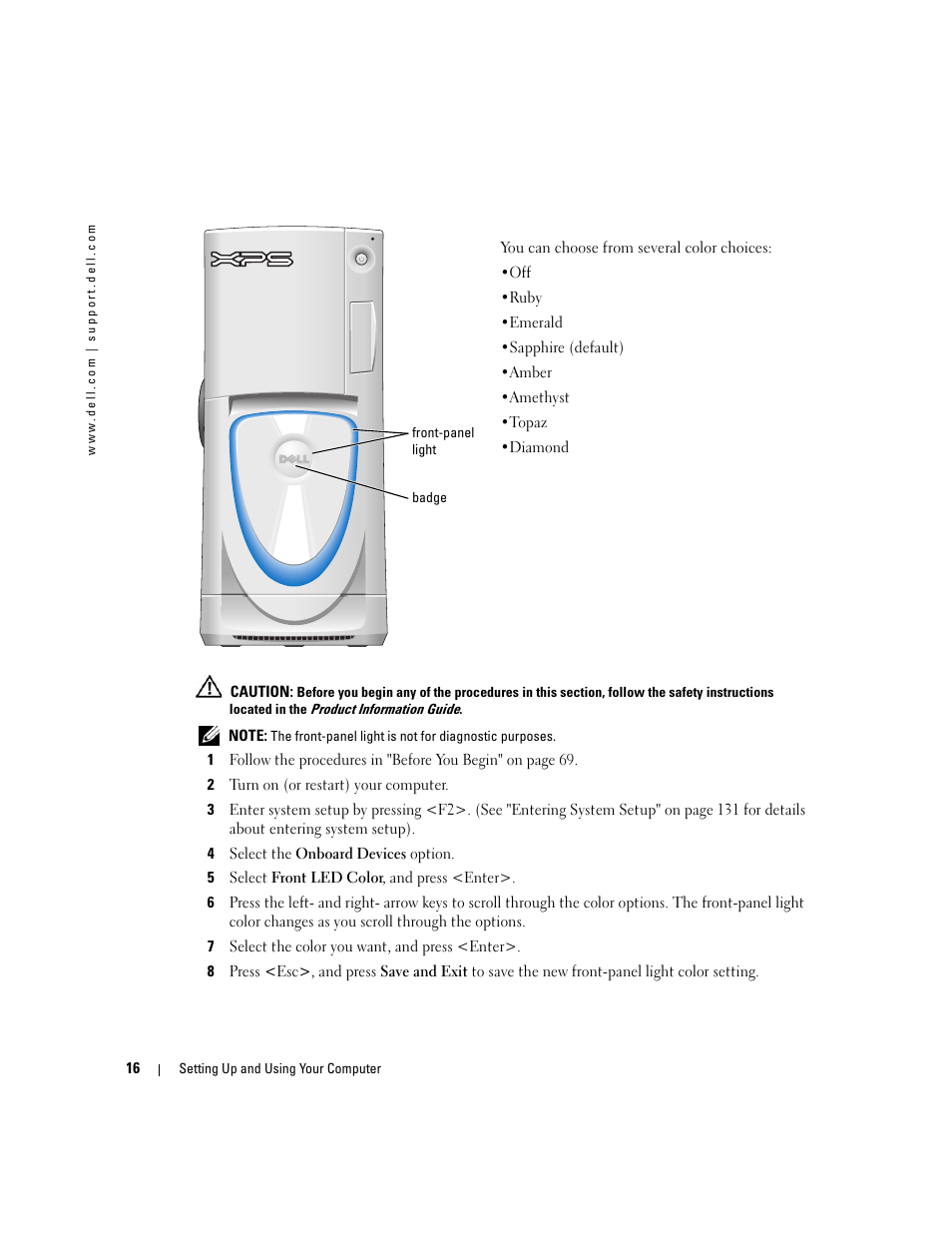 Dell XPS 600 User Manual | Page 16 / 166