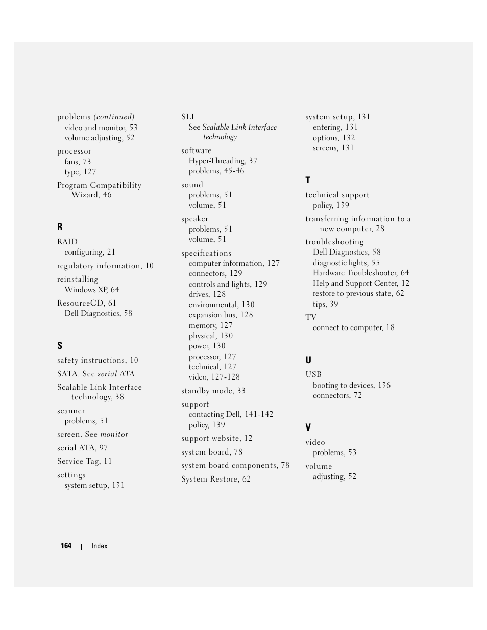 Dell XPS 600 User Manual | Page 164 / 166