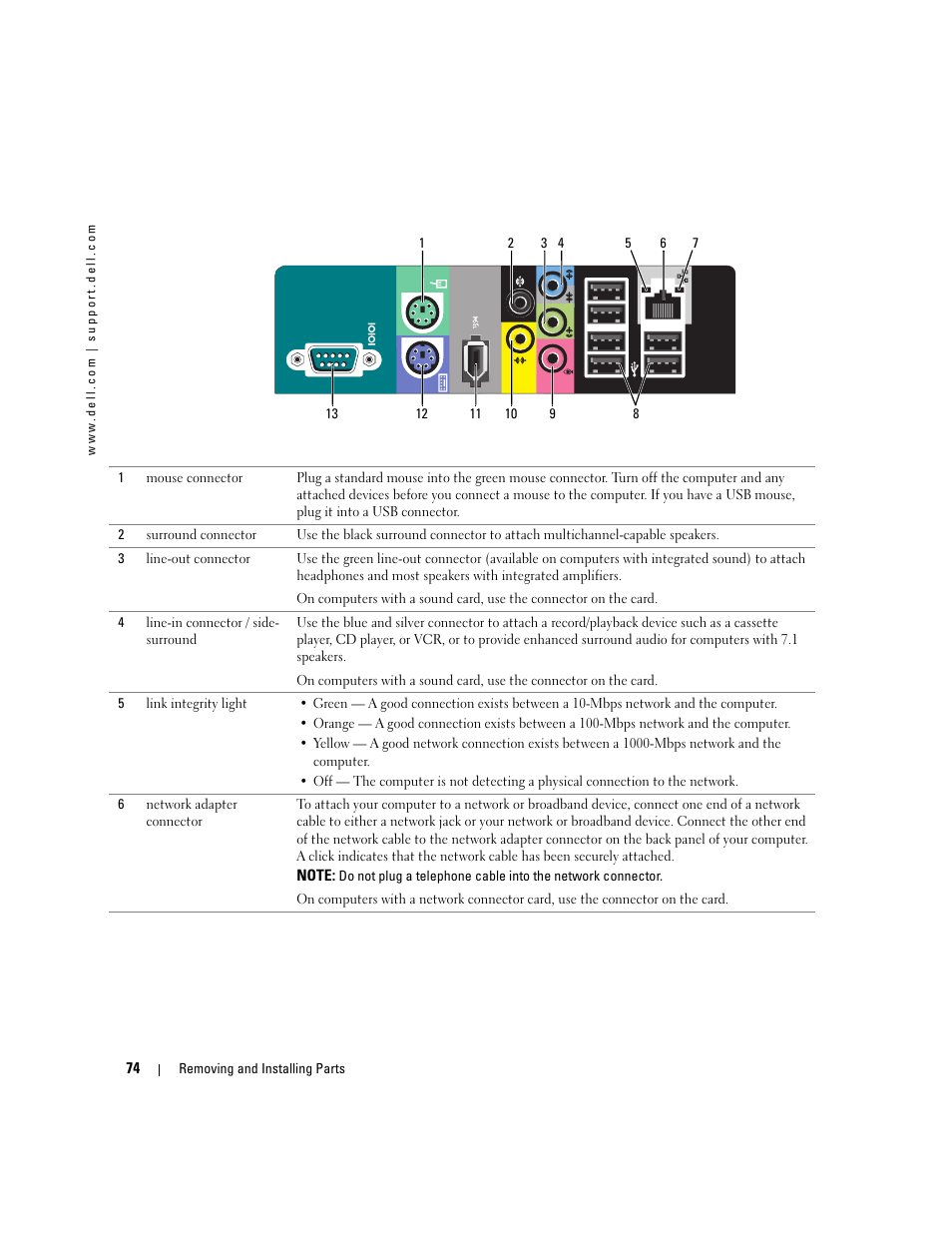 Dell XPS 600 User Manual | Page 74 / 166