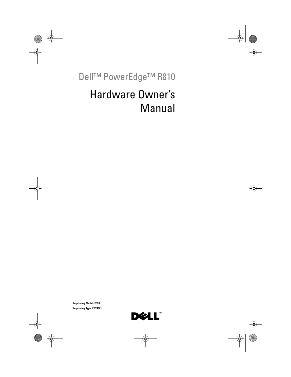 Dell PowerEdge R810 User Manual | 202 pages