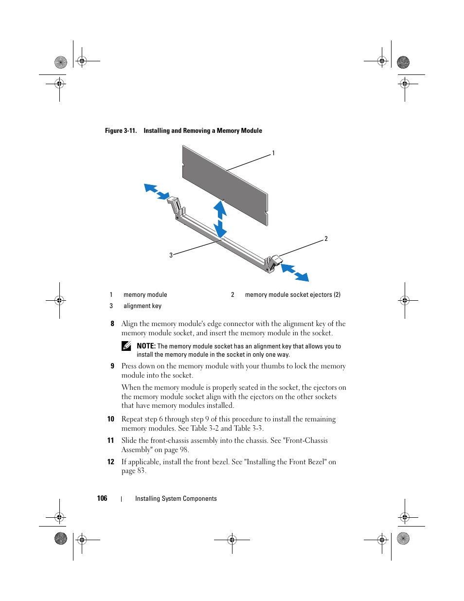 T. see figure 3-11 | Dell PowerEdge R810 User Manual | Page 106 / 202