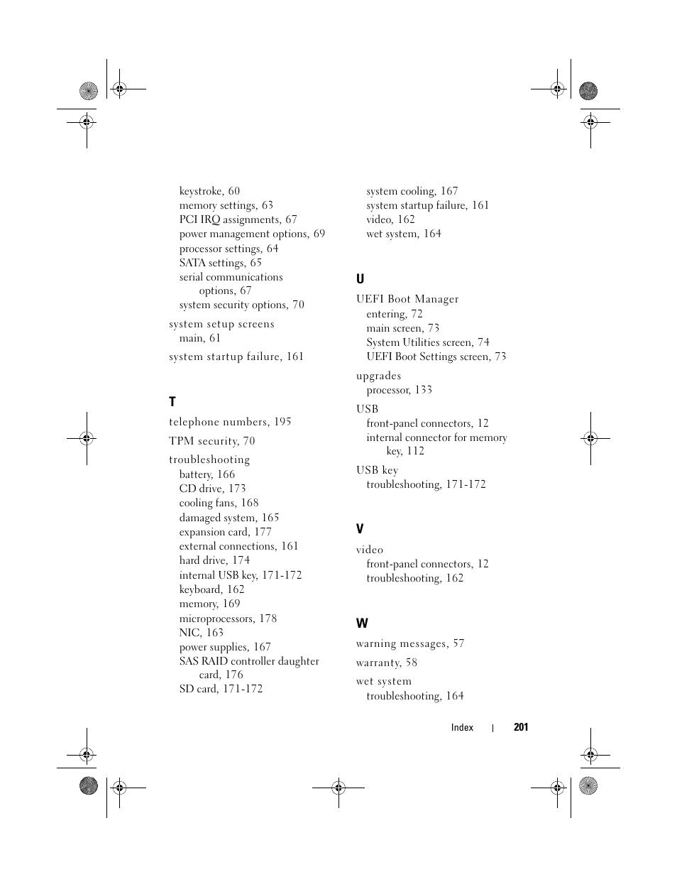 Dell PowerEdge R810 User Manual | Page 201 / 202