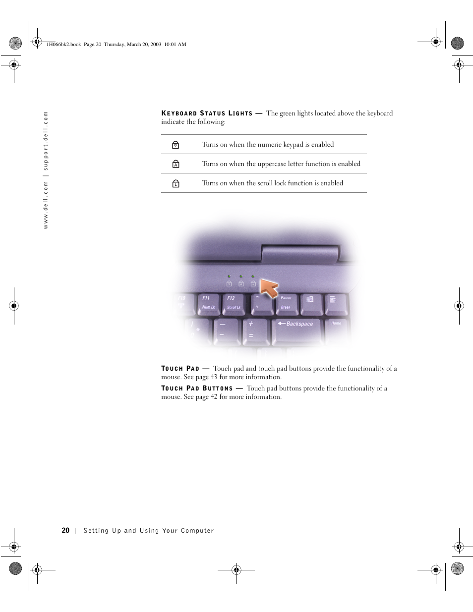 Dell INSPIRON 2600 User Manual | Page 20 / 134