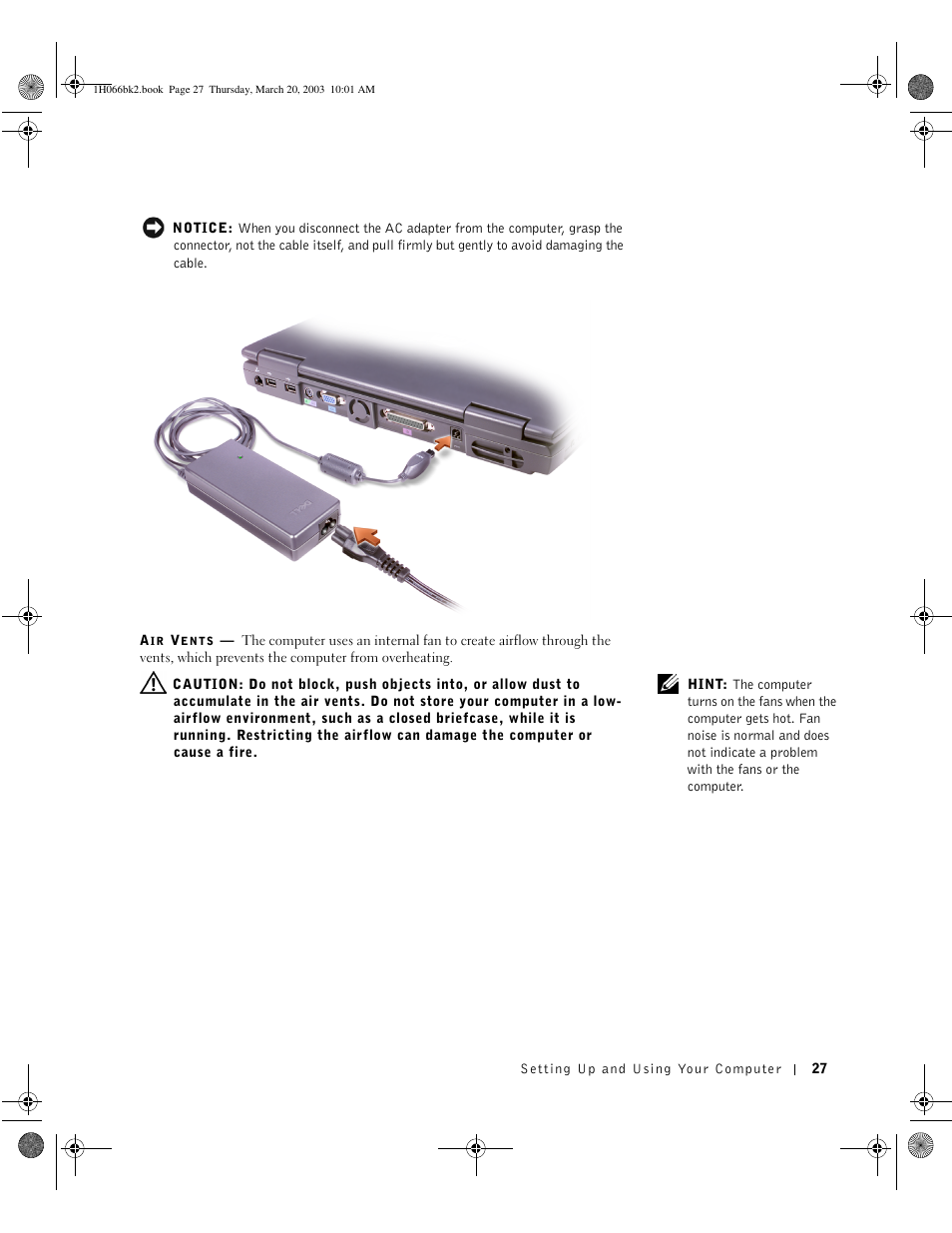 Dell INSPIRON 2600 User Manual | Page 27 / 134
