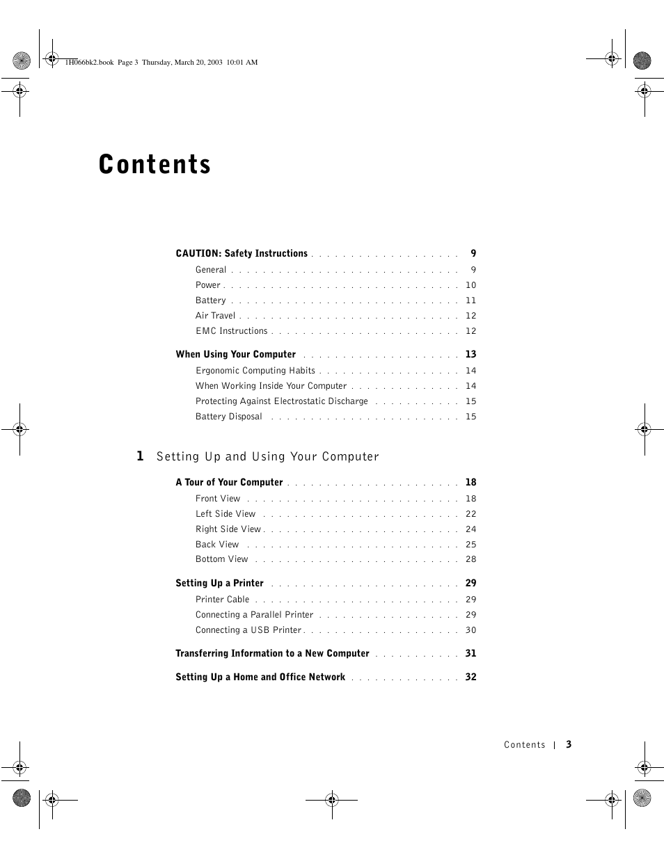 Dell INSPIRON 2600 User Manual | Page 3 / 134