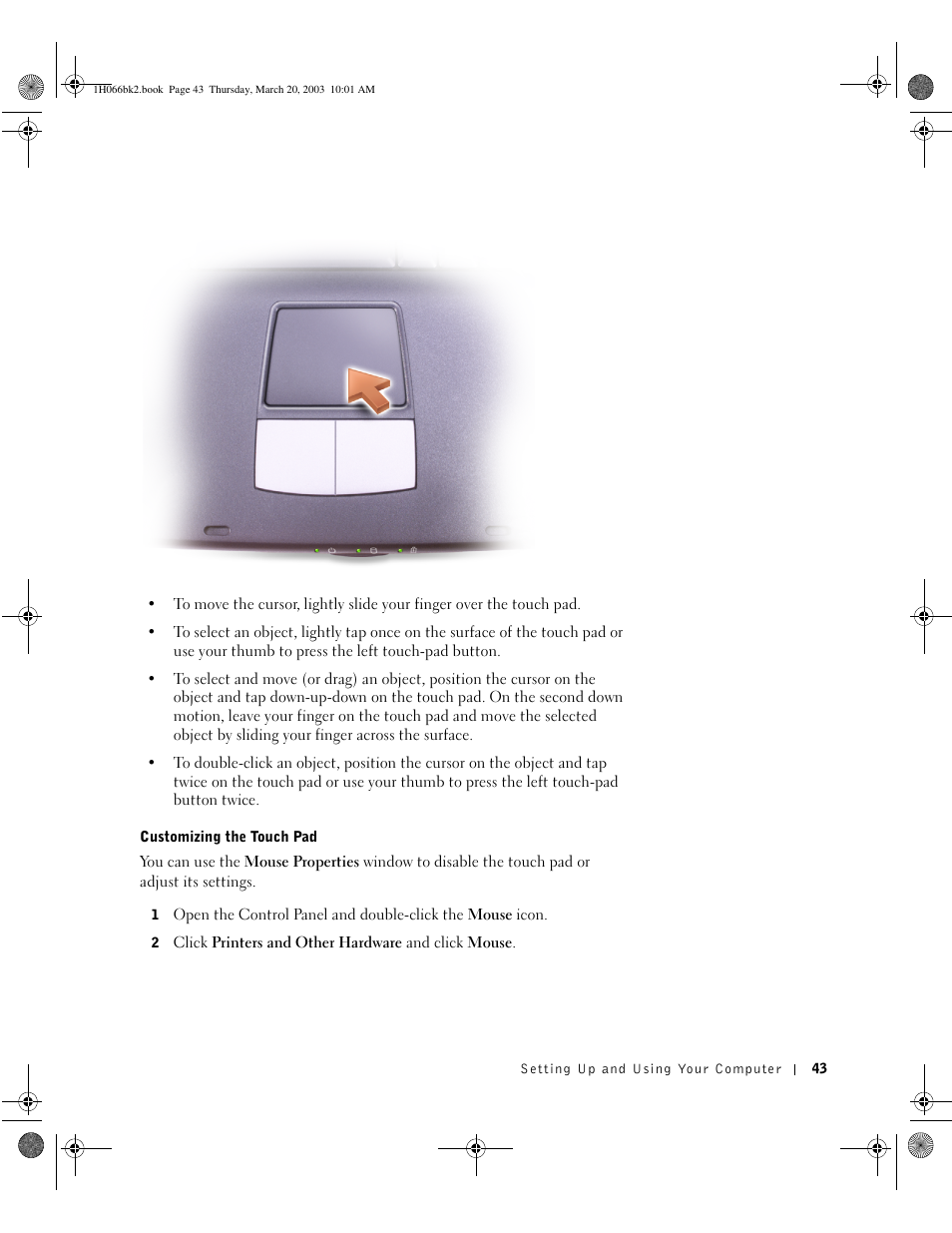 Dell INSPIRON 2600 User Manual | Page 43 / 134