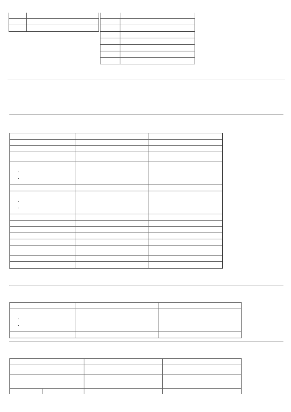 Plug and play capability, Flat panel specifications, Resolution specifications | Electrical specifications | Dell S2330MX Monitor User Manual | Page 9 / 45
