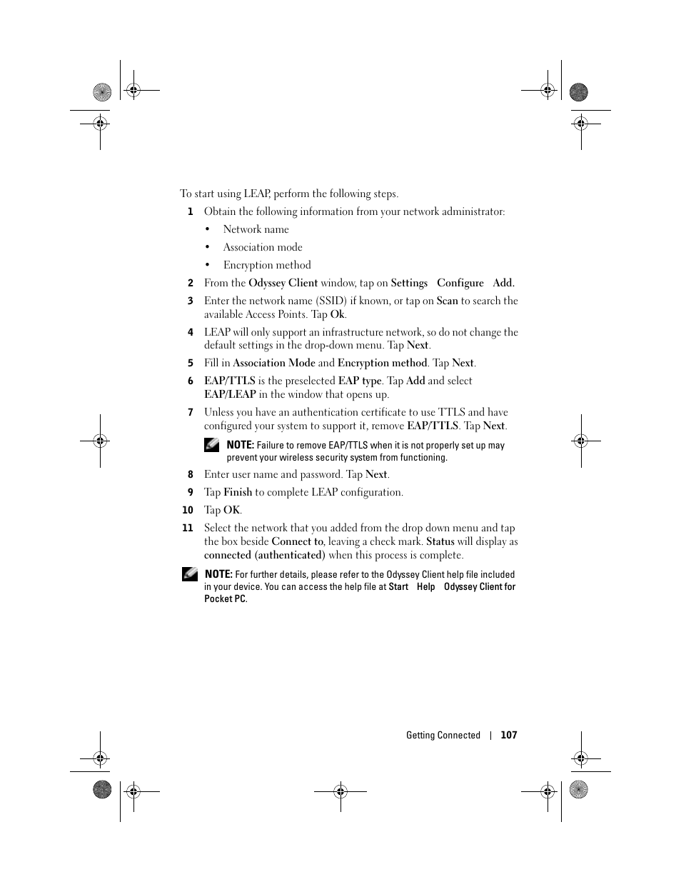 Dell AXIM X30 User Manual | Page 107 / 168