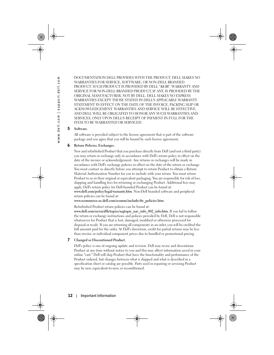 Dell AXIM X30 User Manual | Page 12 / 168