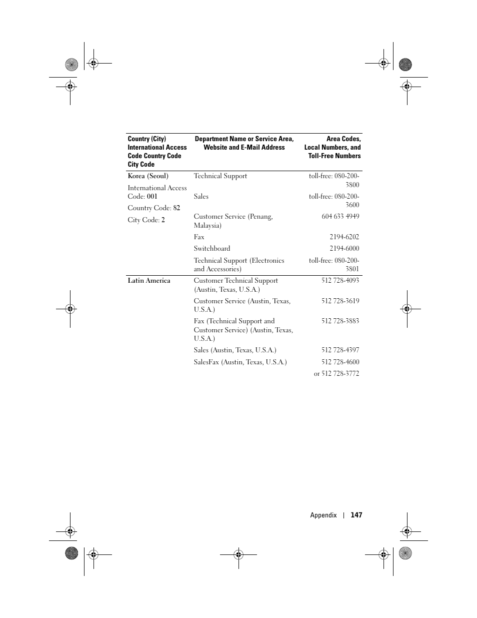 Dell AXIM X30 User Manual | Page 147 / 168