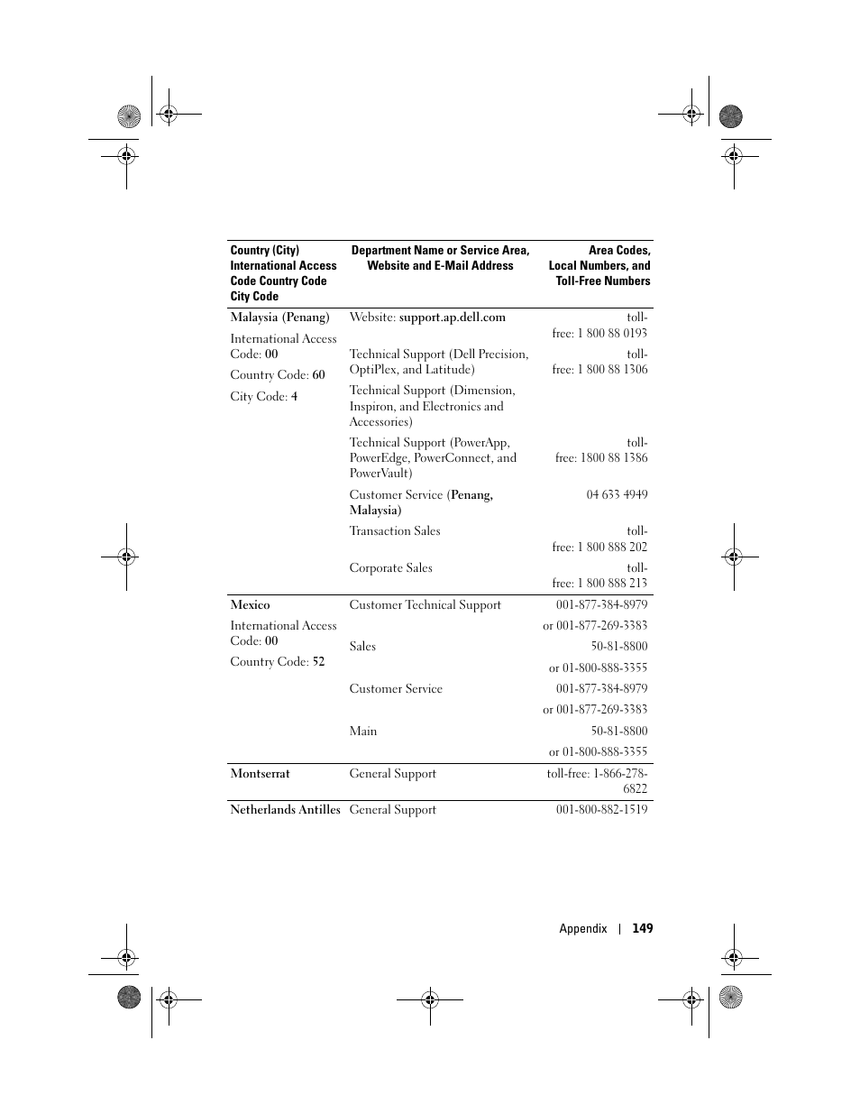 Dell AXIM X30 User Manual | Page 149 / 168