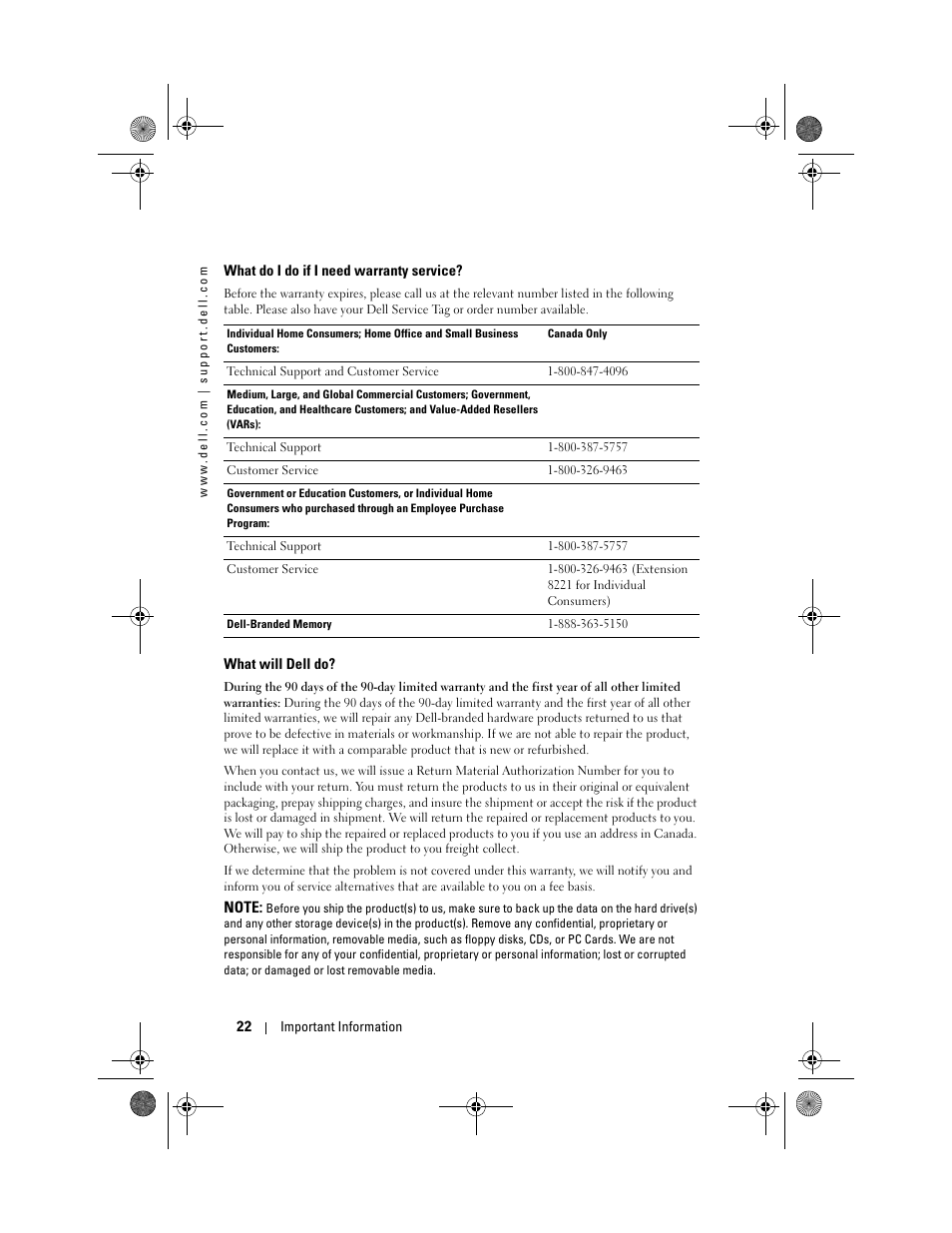 Dell AXIM X30 User Manual | Page 22 / 168