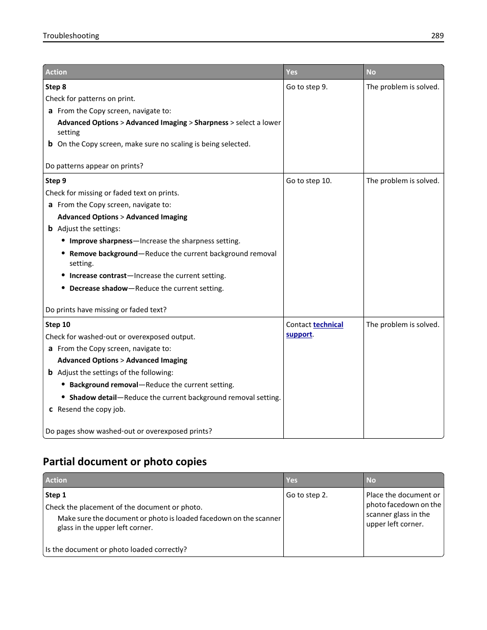 Partial document or photo copies | Dell B3465dn Mono Laser Multifunction Printer User Manual | Page 289 / 315