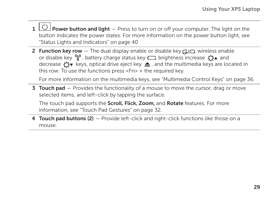 Dell XPS 15Z (L511Z, Mid 2011) User Manual | Page 31 / 94