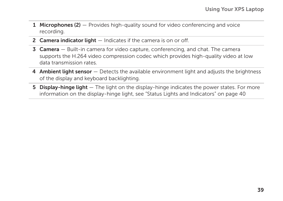 Dell XPS 15Z (L511Z, Mid 2011) User Manual | Page 41 / 94