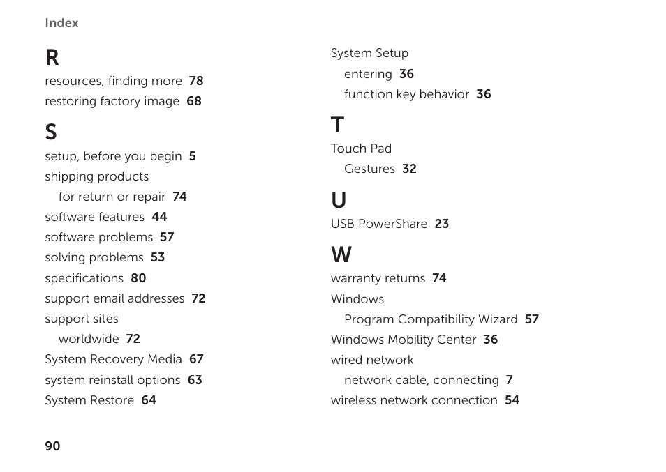 Dell XPS 15Z (L511Z, Mid 2011) User Manual | Page 92 / 94