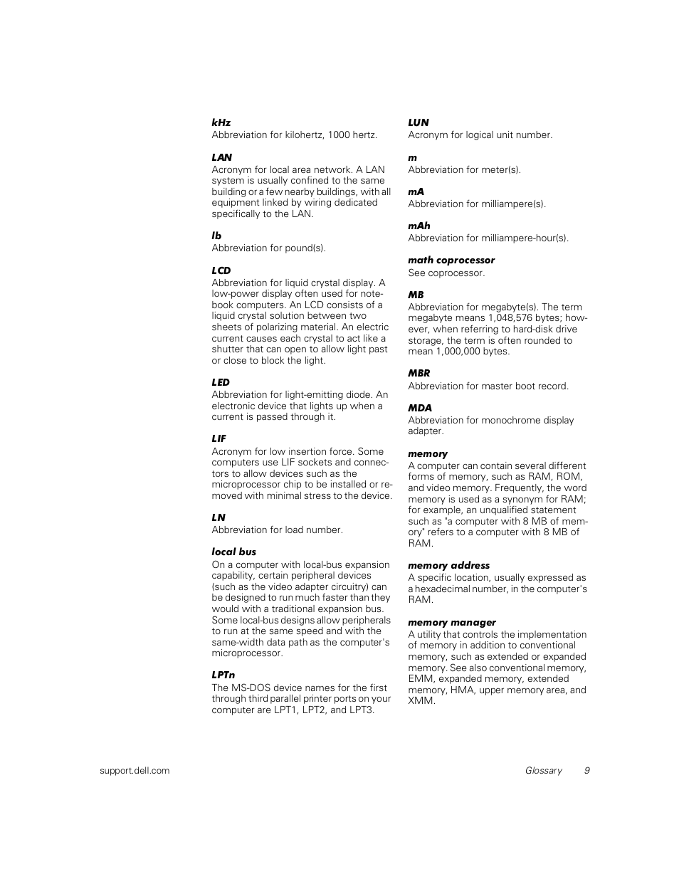 Dell PowerEdge 1400SC User Manual | Page 103 / 116