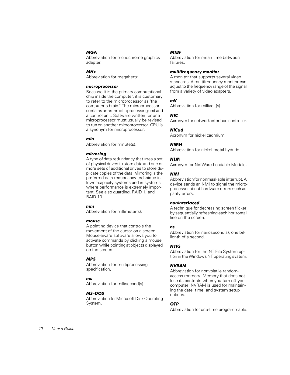 Dell PowerEdge 1400SC User Manual | Page 104 / 116