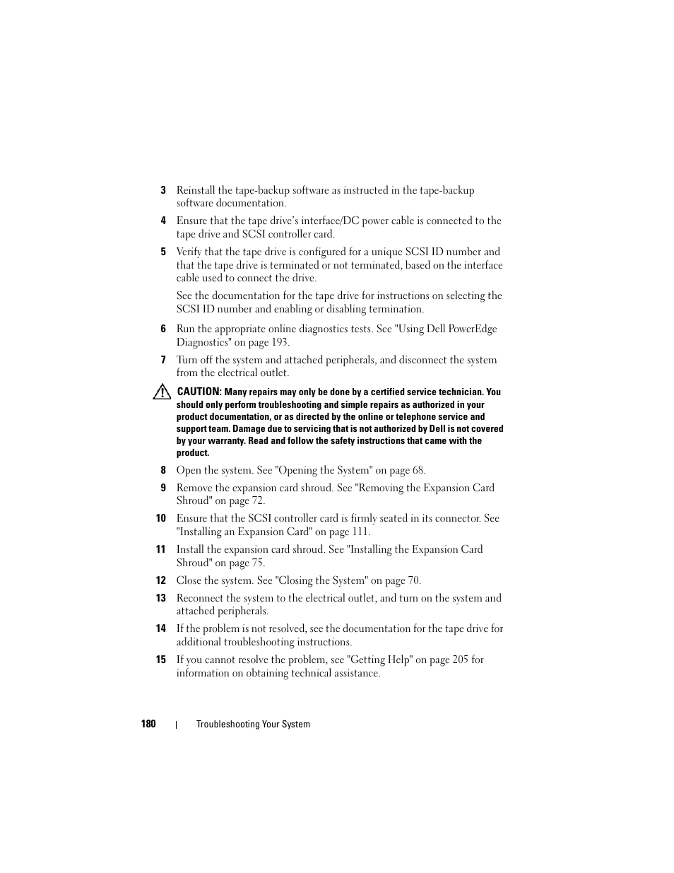 Dell PowerEdge T605 User Manual | Page 180 / 230