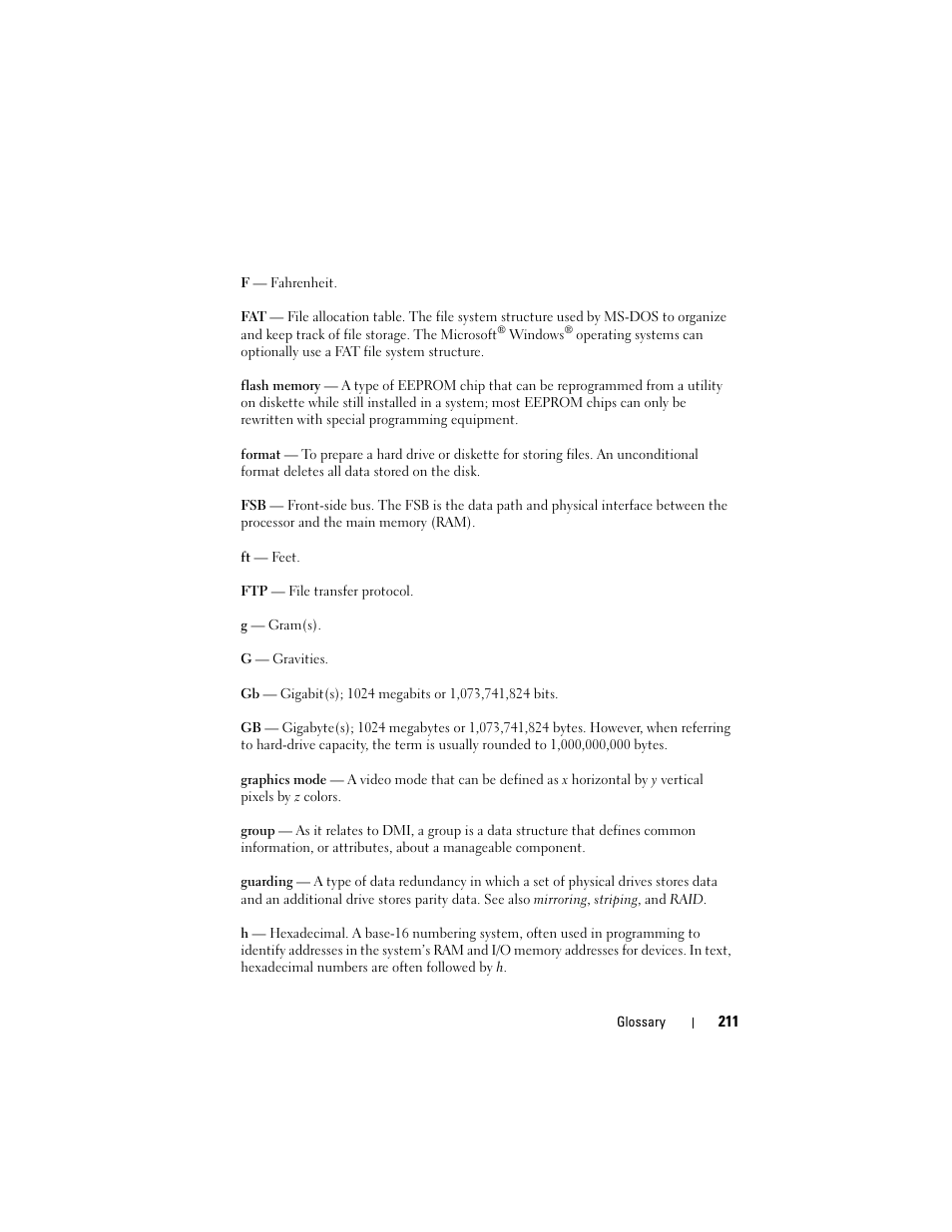 Dell PowerEdge T605 User Manual | Page 211 / 230