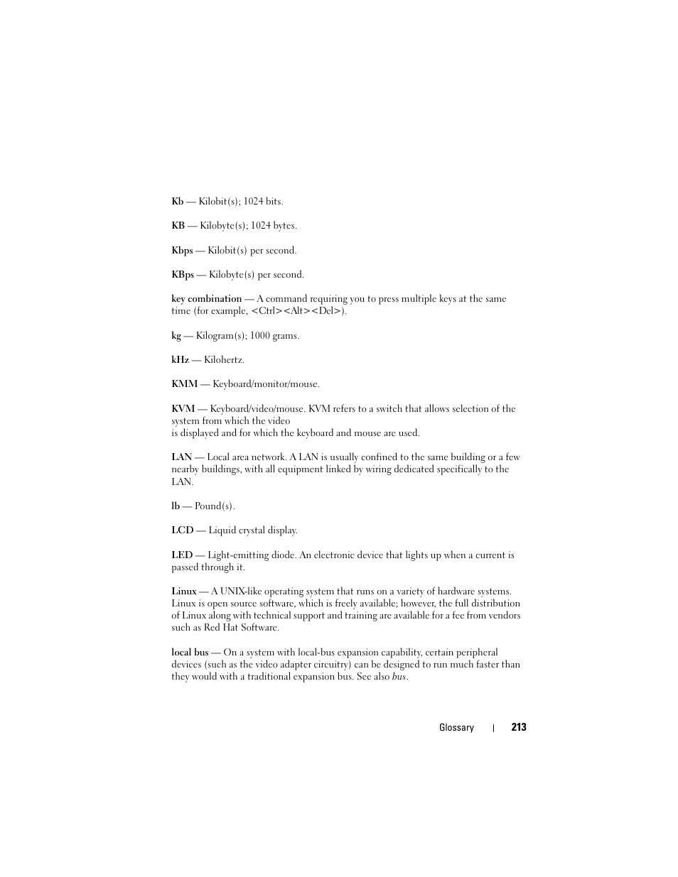 Dell PowerEdge T605 User Manual | Page 213 / 230