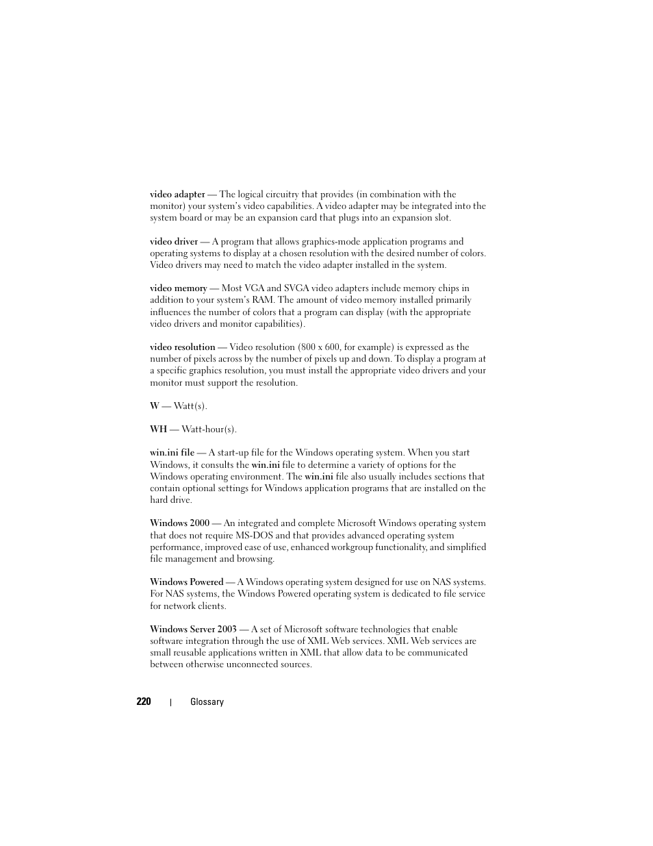 Dell PowerEdge T605 User Manual | Page 220 / 230