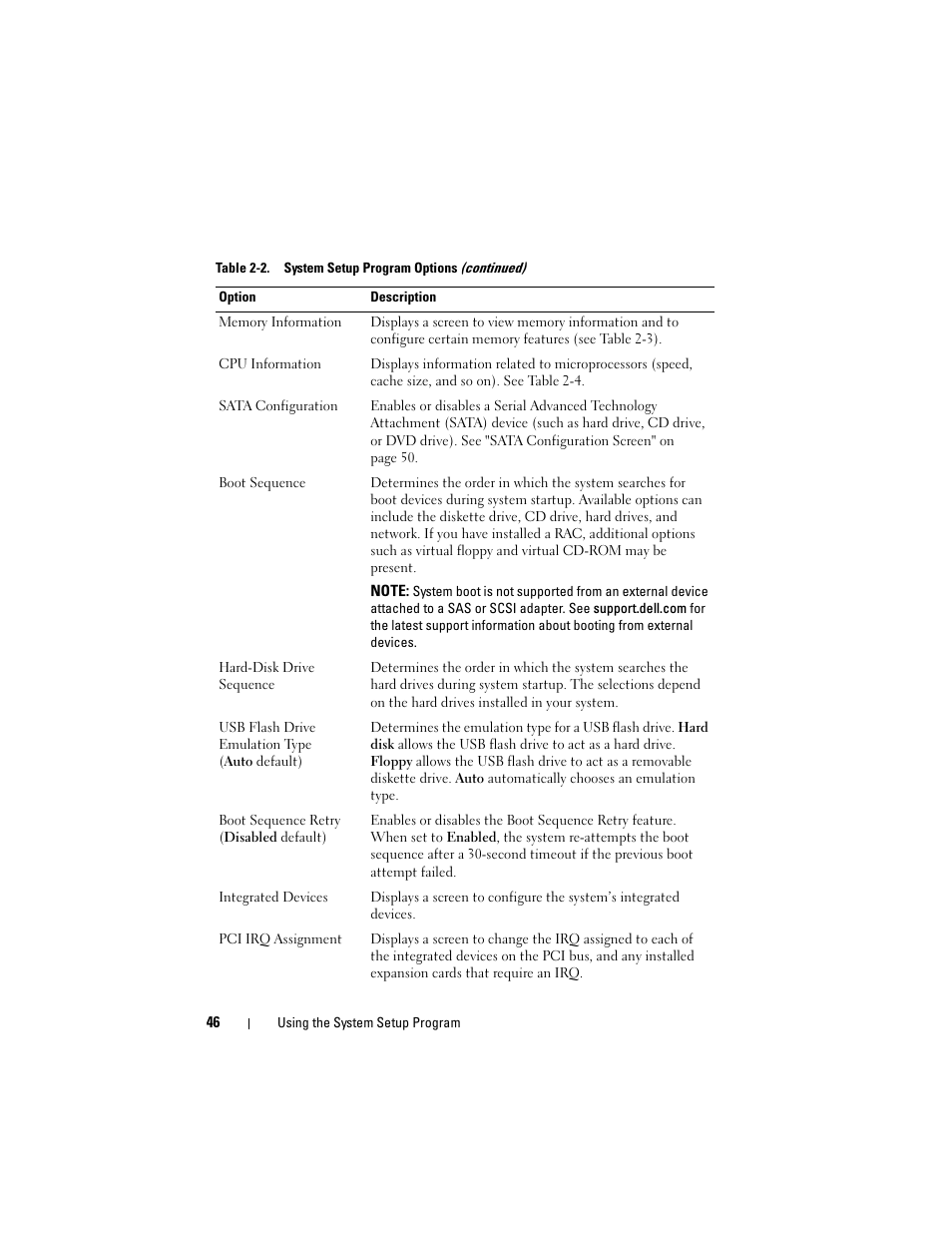 Dell PowerEdge T605 User Manual | Page 46 / 230