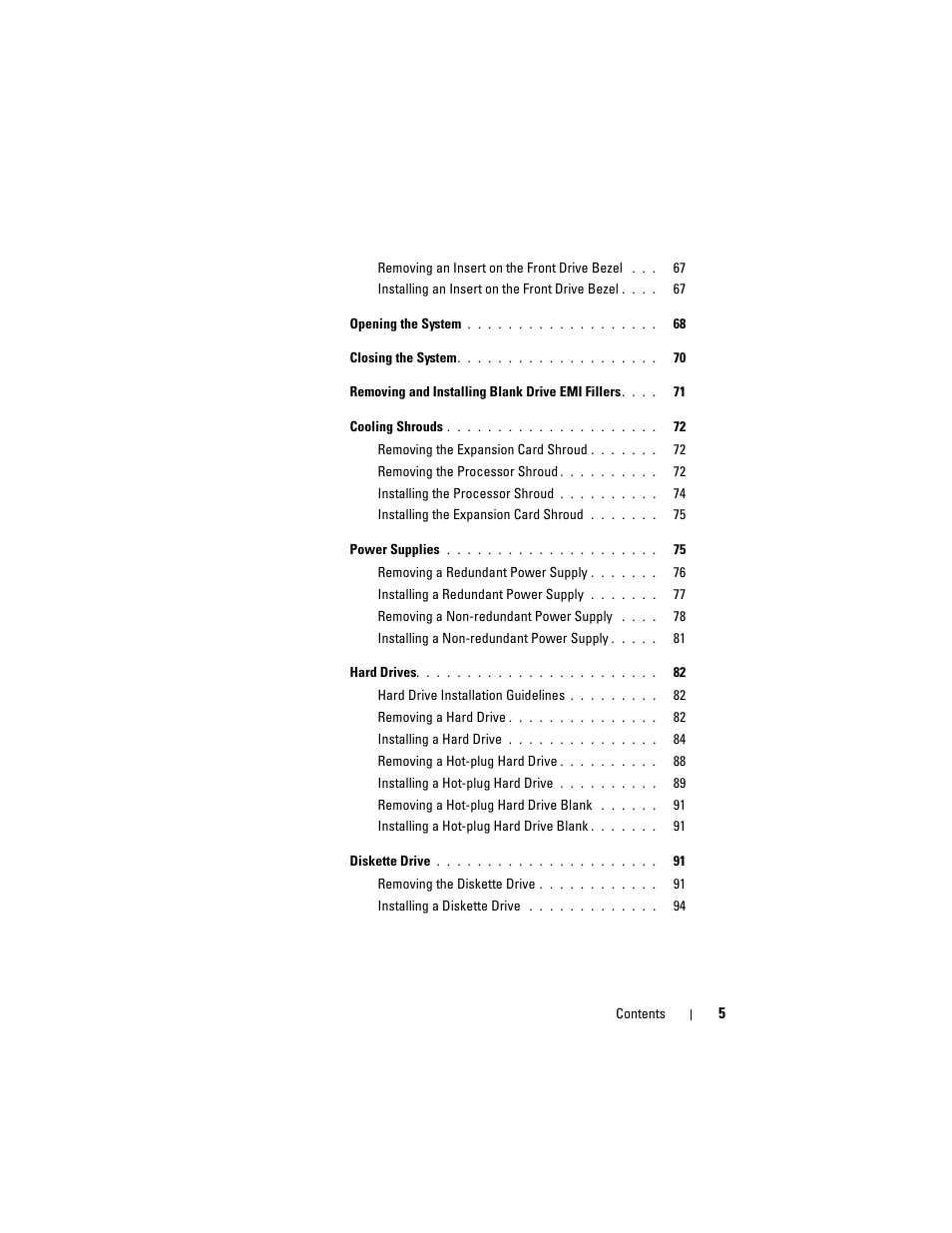 Dell PowerEdge T605 User Manual | Page 5 / 230