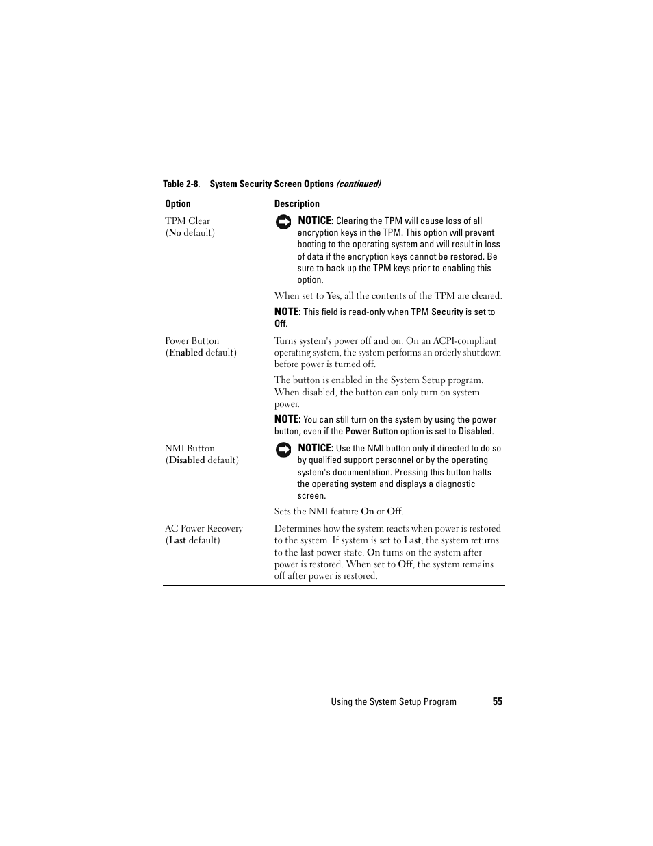 Dell PowerEdge T605 User Manual | Page 55 / 230