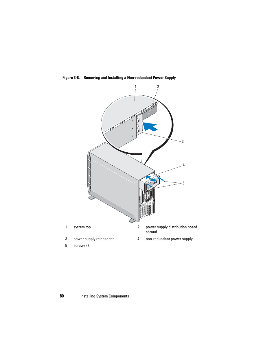 Dell PowerEdge T605 User Manual | Page 80 / 230