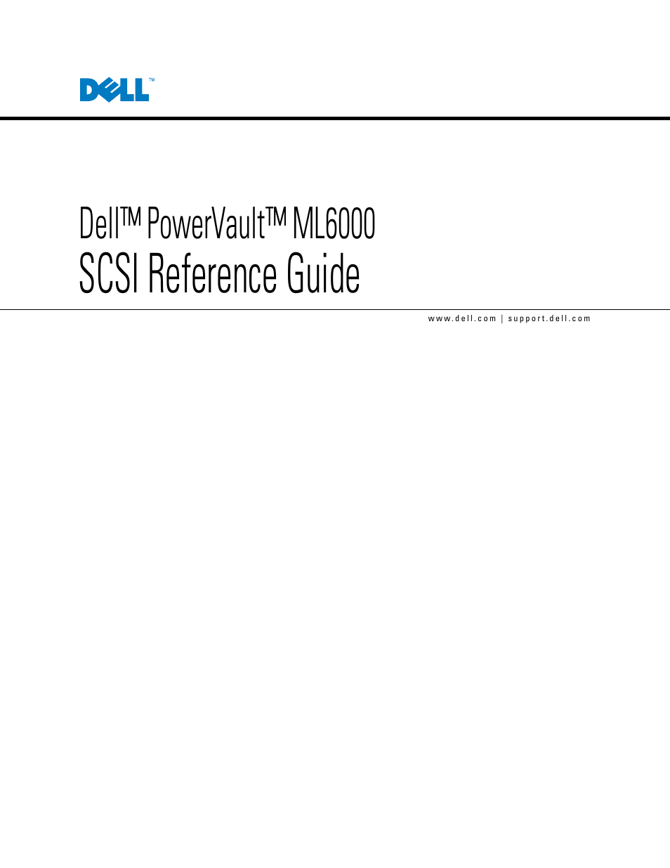 Dell PowerVault ML6000 User Manual | 90 pages