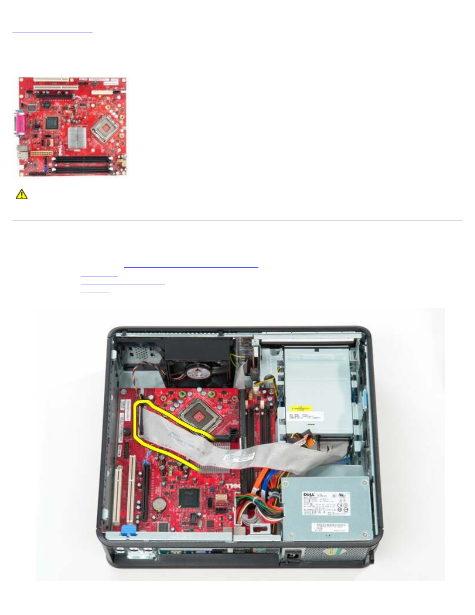 System board, Removing the system board | Dell OptiPlex 780 User Manual | Page 45 / 80