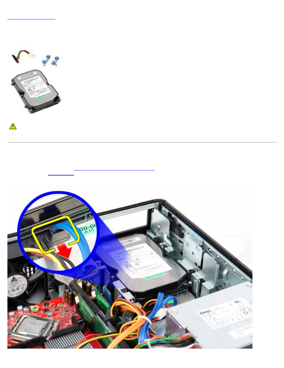 Secondary hard drive (optional), Secondary hard drive, Removing the secondary hard drive (optional) | Dell OptiPlex 780 User Manual | Page 59 / 80