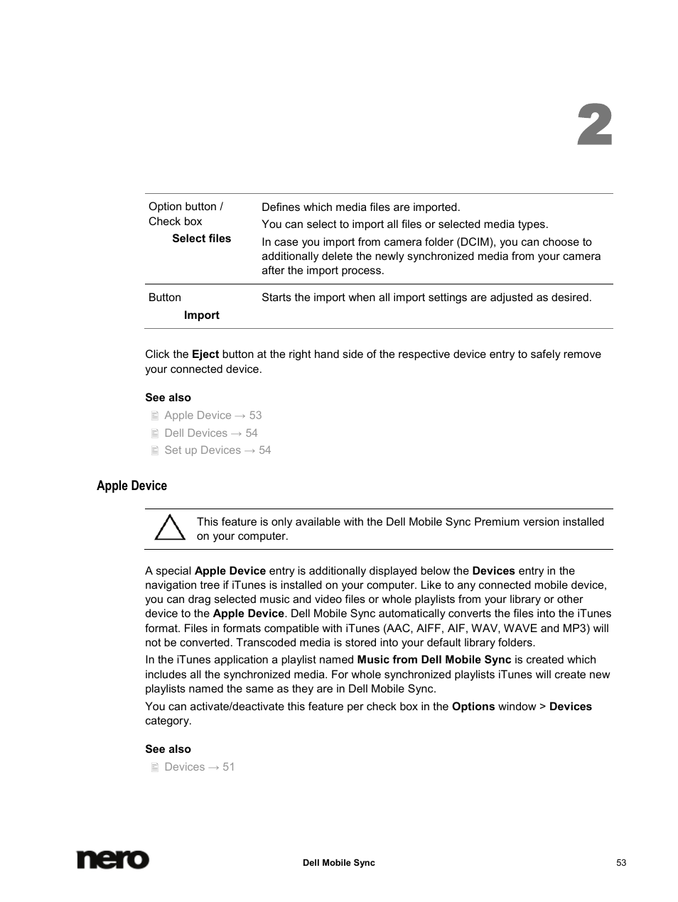 Apple device | Dell Mobile Venue User Manual | Page 53 / 75