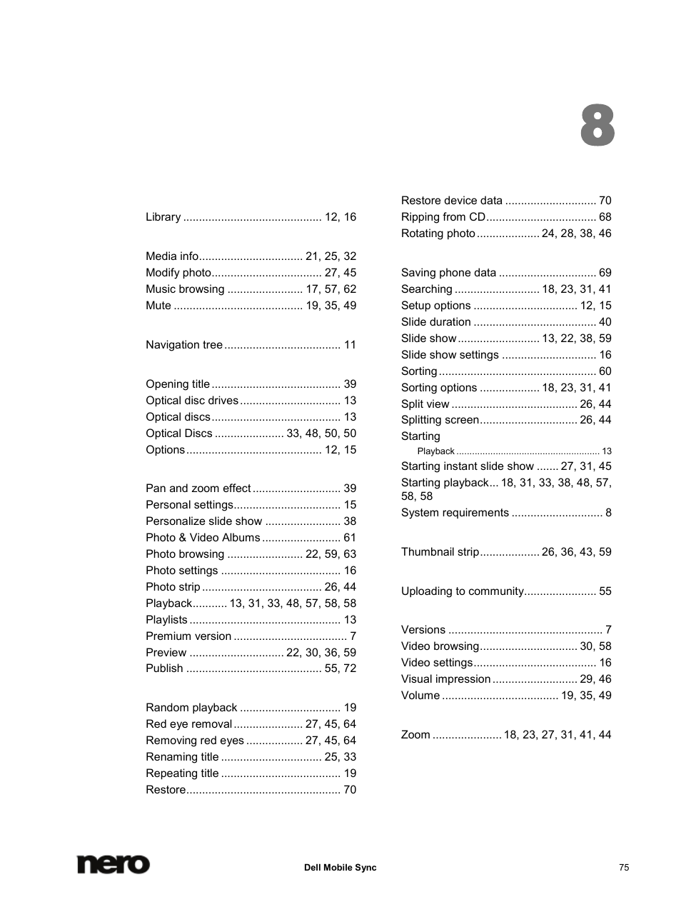 Dell Mobile Venue User Manual | Page 75 / 75