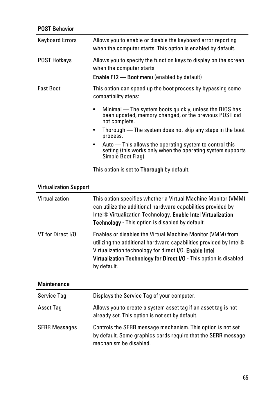 Dell OptiPlex 390 (Mid 2011) User Manual | Page 65 / 97