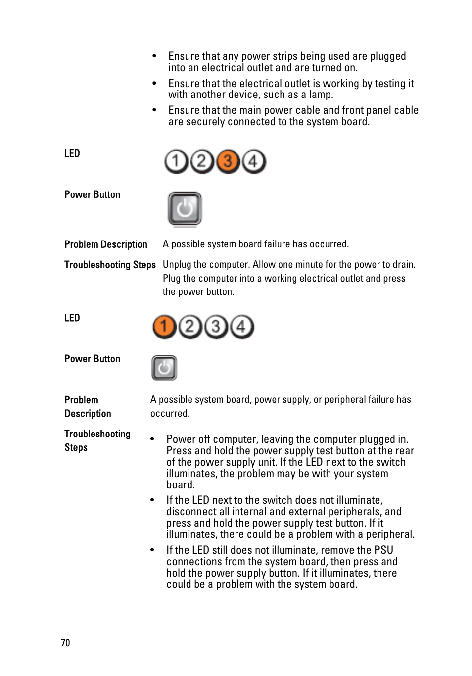 Dell OptiPlex 390 (Mid 2011) User Manual | Page 70 / 97