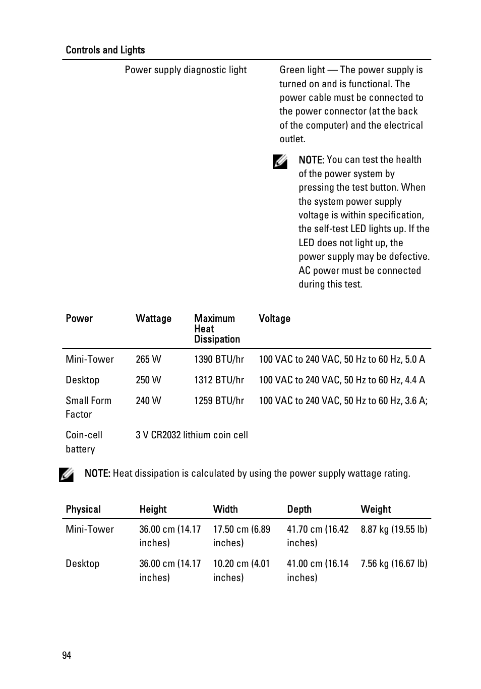 Dell OptiPlex 390 (Mid 2011) User Manual | Page 94 / 97