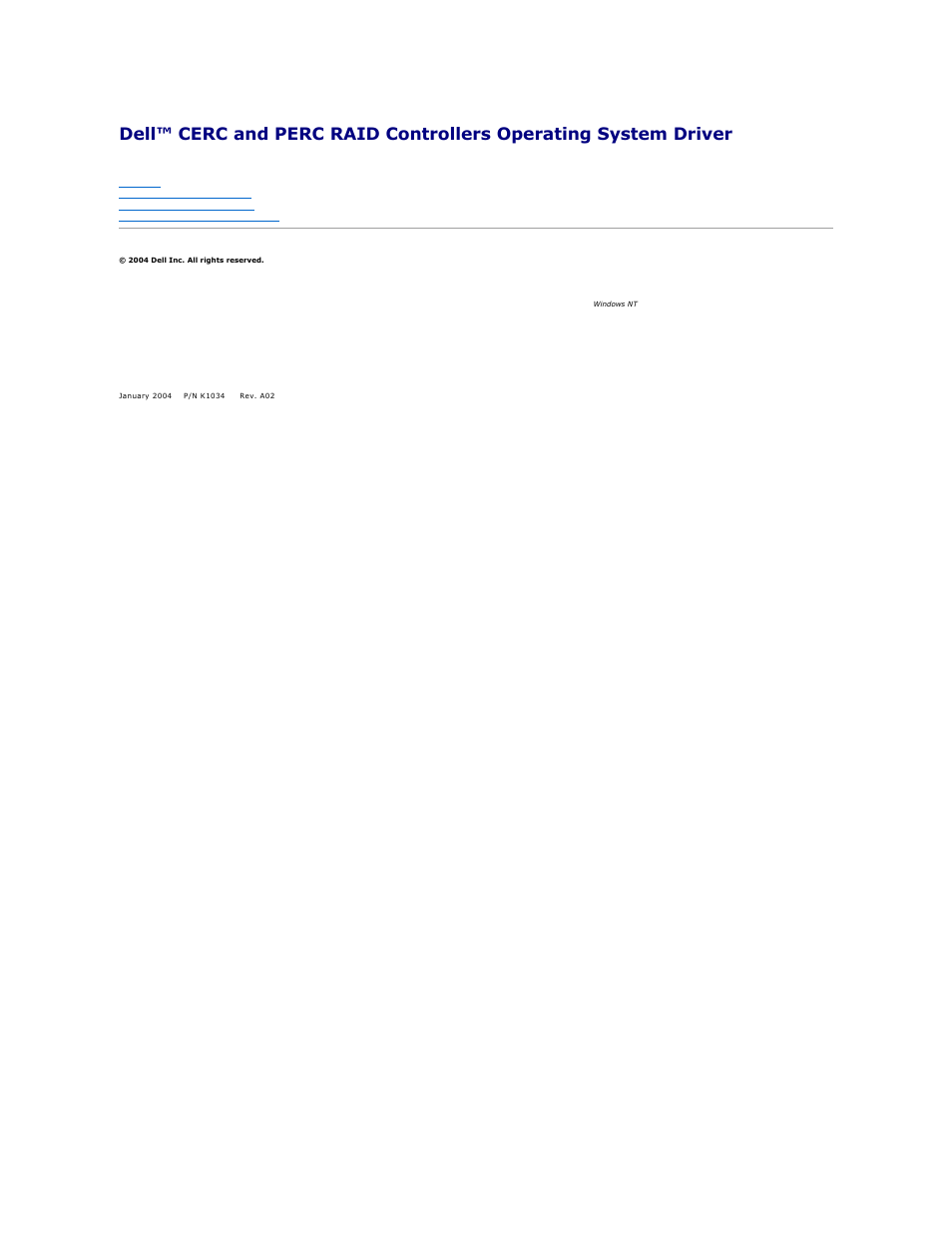 Dell PERC 4/SC User Manual | 21 pages