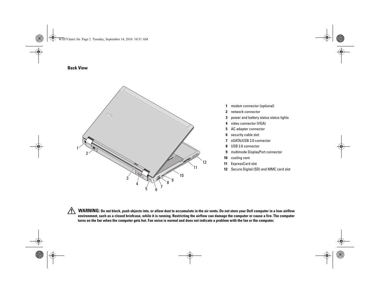 Dell Latitude E6510 (Early 2010) User Manual | Page 2 / 6