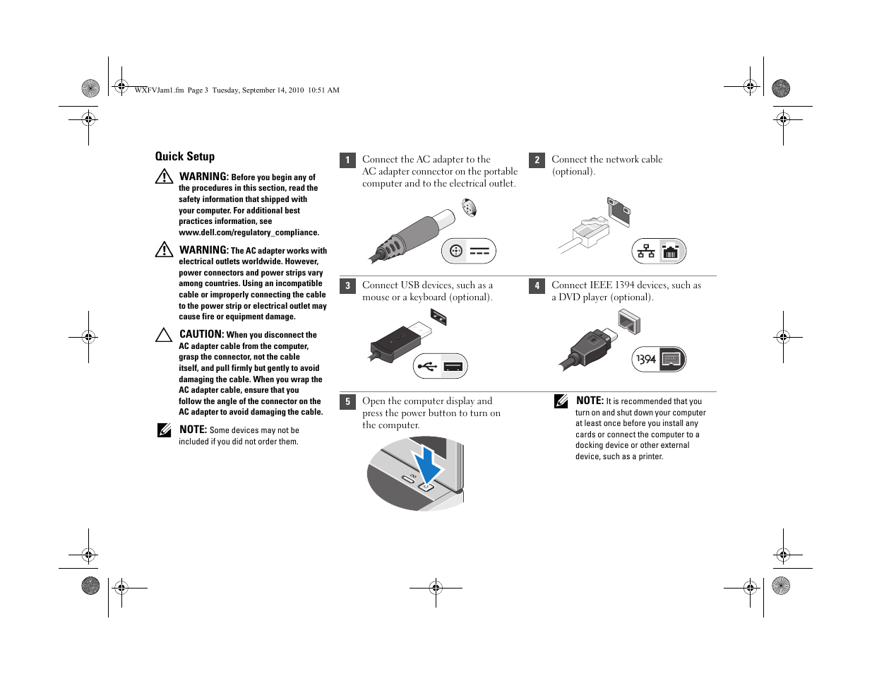 Dell Latitude E6510 (Early 2010) User Manual | Page 3 / 6