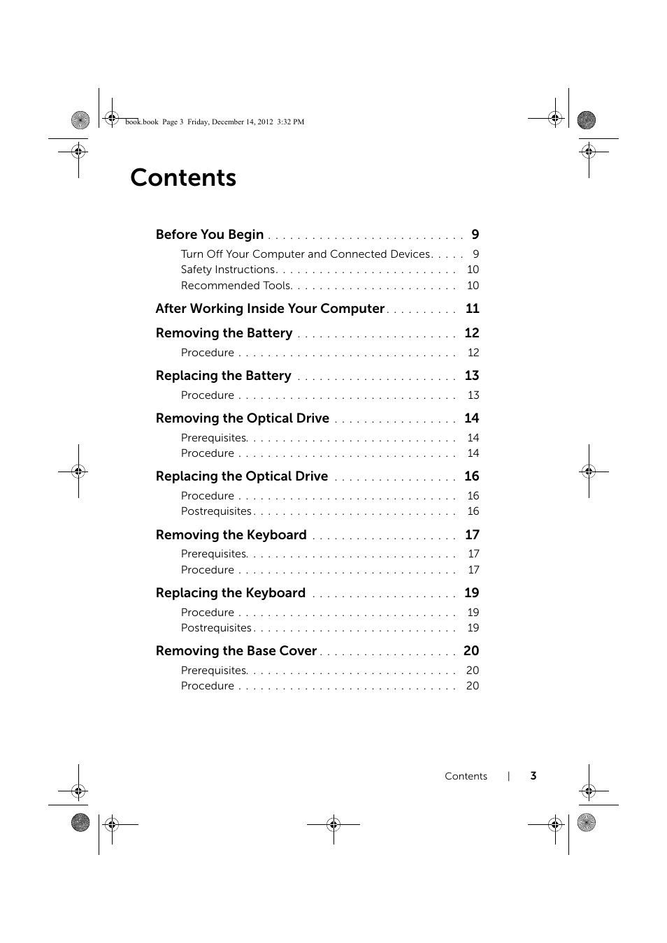 Dell Inspiron 17R (Early 2013) User Manual | Page 3 / 76