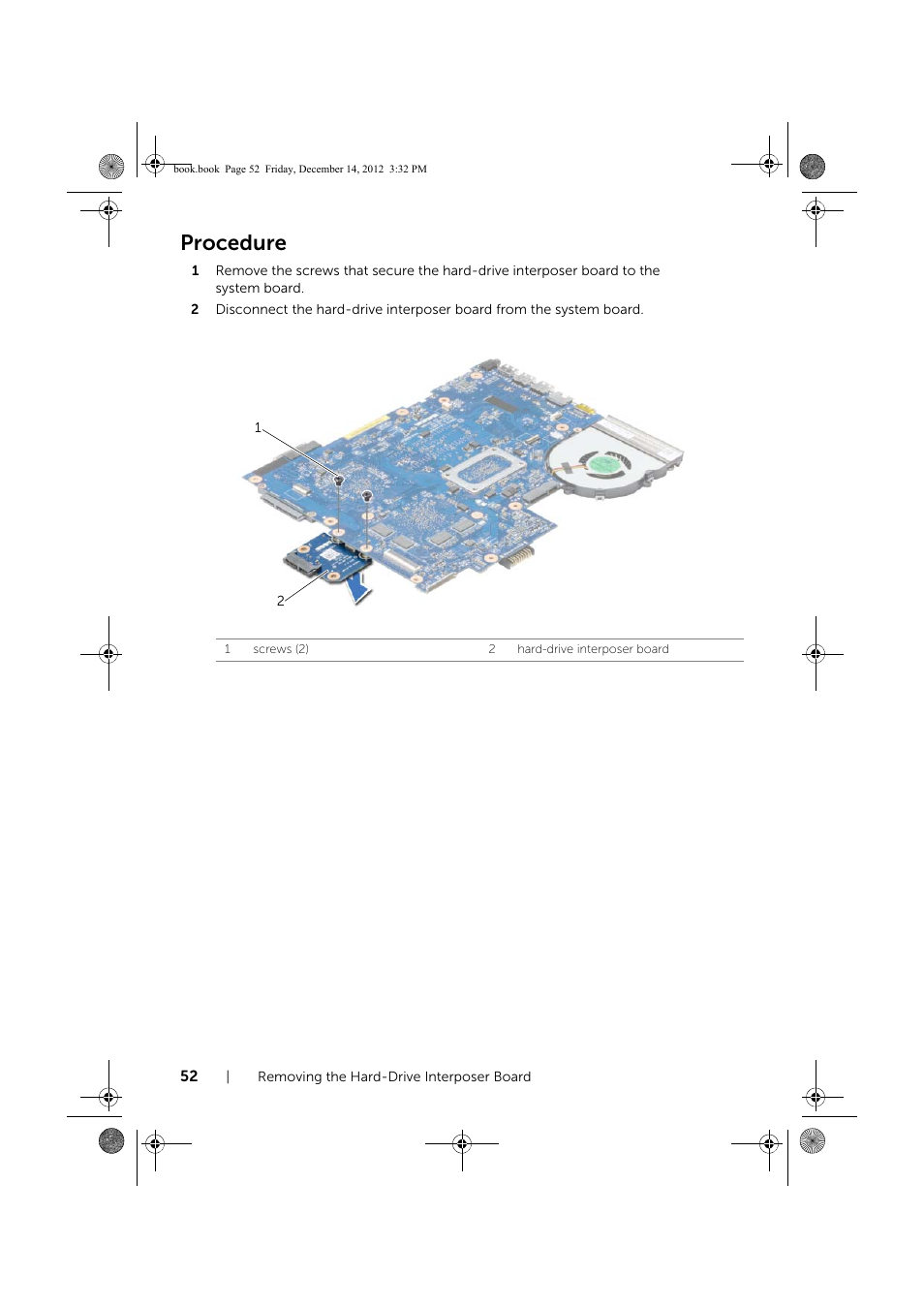 Procedure | Dell Inspiron 17R (Early 2013) User Manual | Page 52 / 76