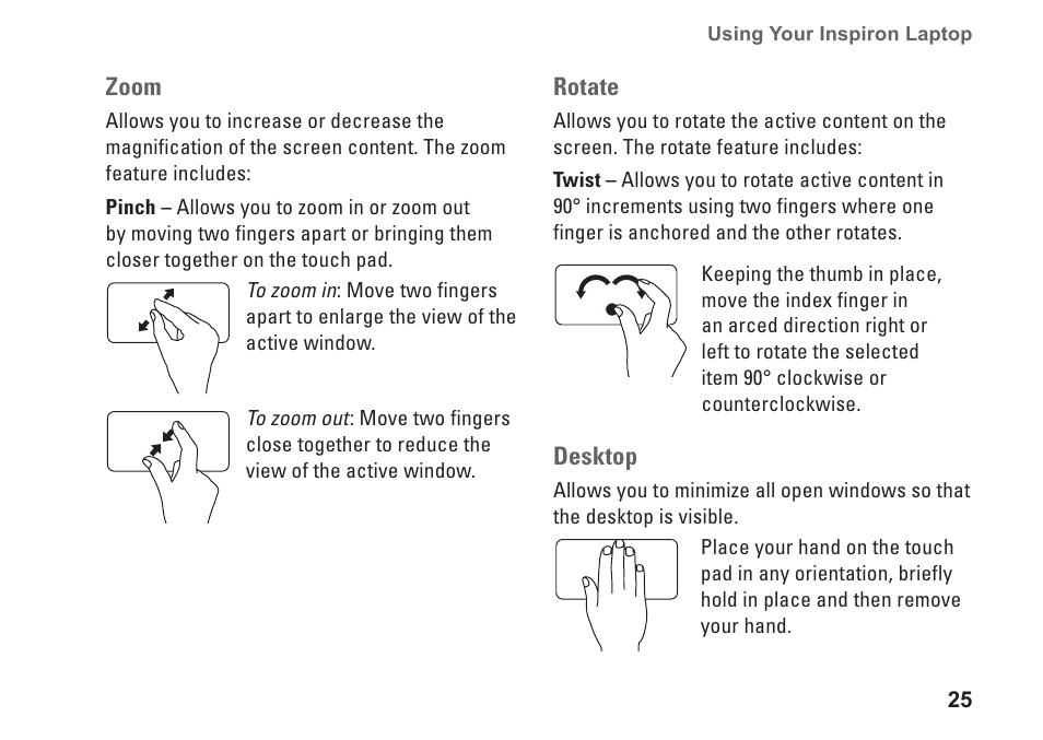 Dell Inspiron 15z (1570, Mid 2009) User Manual | Page 27 / 80